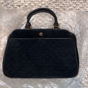 New, NWT - Black “Etiner Auigner” Canvas Purse